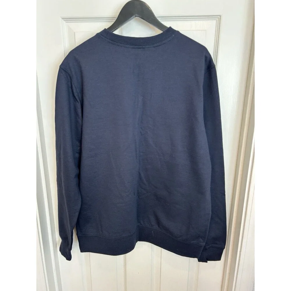 Jefferson’s Bourbon Memorabilia Branded Blue Sweatshirt Size L, NEW
